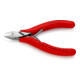 Pinces coupantes de côté pour l’électronique, Avec charnière entrepassée Knipex