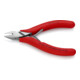 Pinces coupantes de côté pour l’électronique, Avec charnière entrepassée Knipex