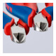 Pinces coupantes de côté pour l’électronique, Avec charnière entrepassée Knipex