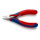 Pinces coupantes de côté pour l’électronique, Avec charnière entrepassée Knipex