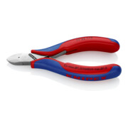 Pinces coupantes de côté pour l’électronique, Avec charnière entrepassée Knipex