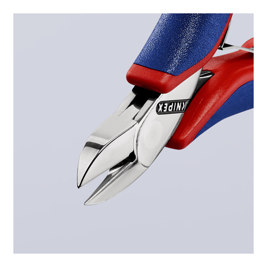 Pinces coupantes de côté pour l’électronique, Avec charnière entrepassée Knipex