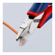 Pinces coupantes de côté pour l’électronique, Avec charnière entrepassée Knipex