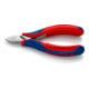 Pinces coupantes de côté pour l’électronique, Avec charnière entrepassée Knipex