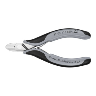 Knipex coupeur latéral électronique ESD