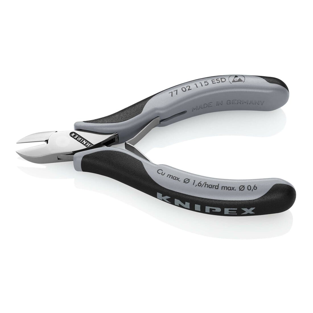 Pinces coupantes de côté pour l’électronique ESD Knipex