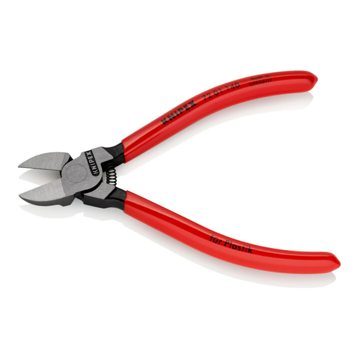 Pinces coupantes de côté pour plastique Knipex