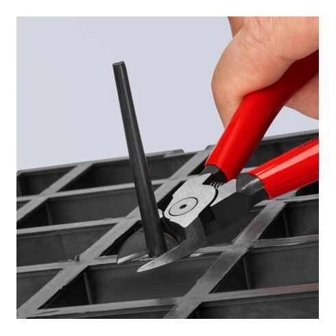 Pinces coupantes de côté pour plastique Knipex
