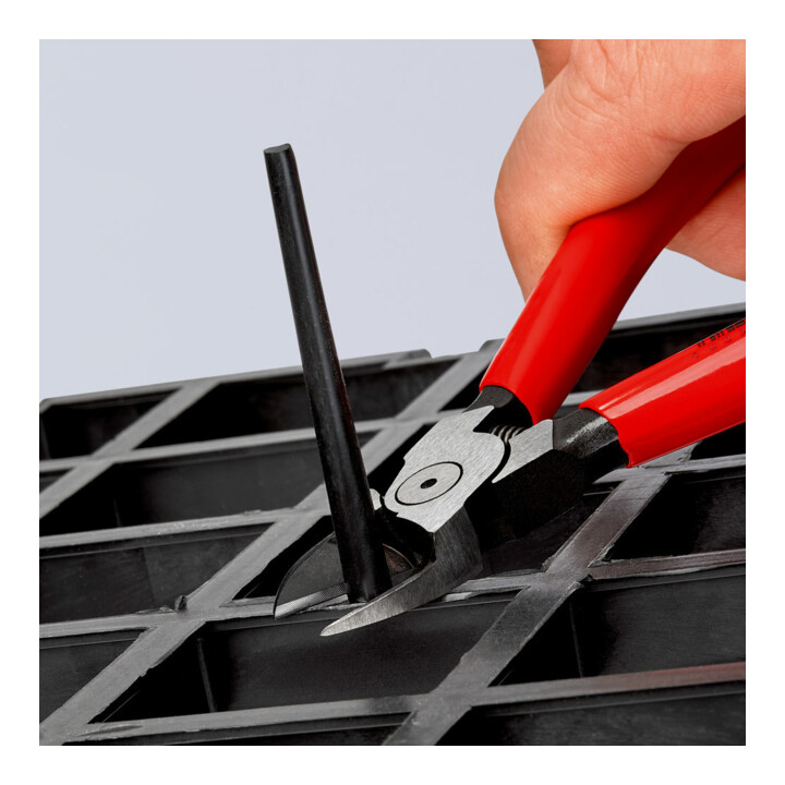 Pinces coupantes de côté pour plastique Knipex
