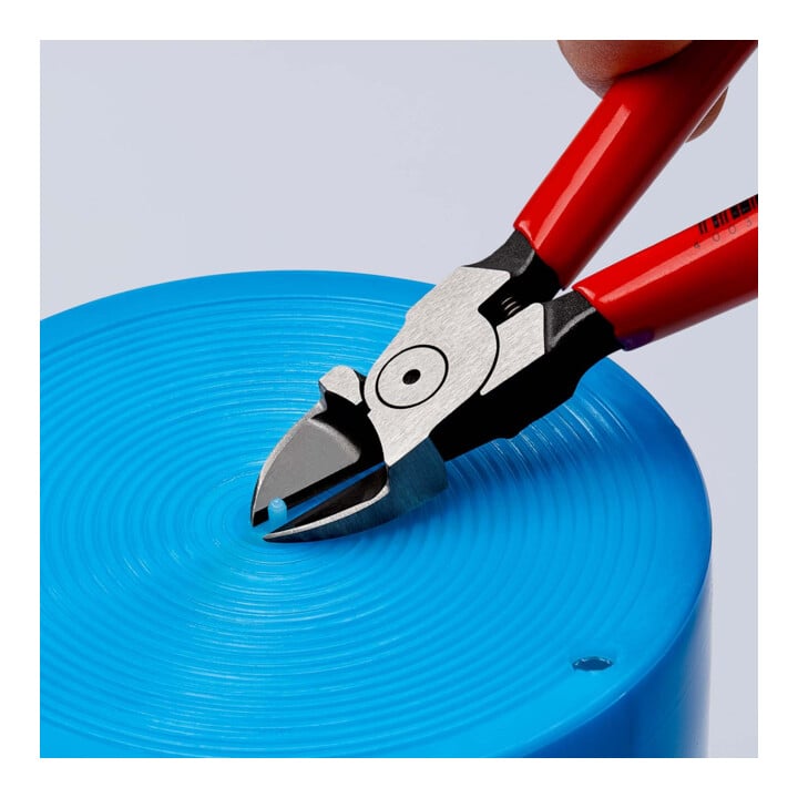 Pinces coupantes de côté pour plastique Knipex