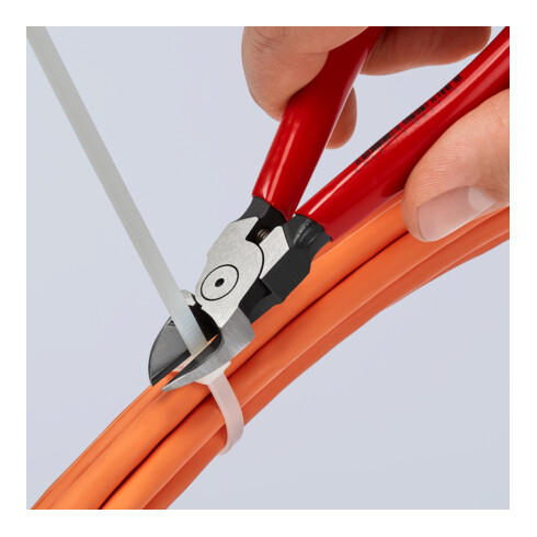Pinces coupantes de côté pour plastique Knipex
