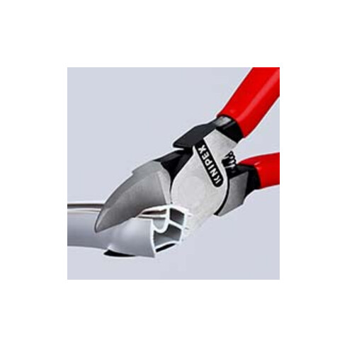 Couteaux latéraux en plastique 85G. coudés. Knipex