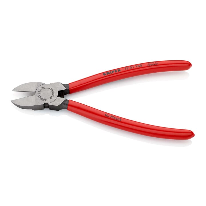 Pinces coupantes de côté pour plastique Knipex