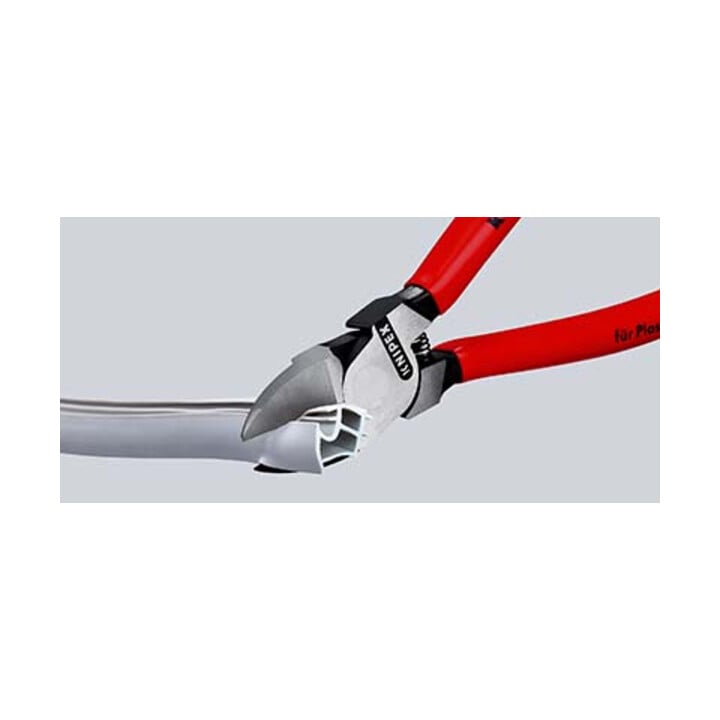 Pinces coupantes de côté pour plastique Knipex