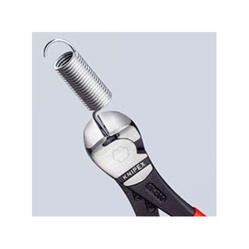 Pince coupante Knipex Kraft avec revêtement plastique