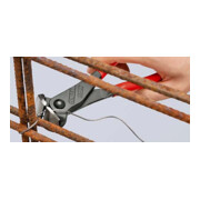 Coupe-façade Knipex atramentisé noir atramentisé poli avec revêtement plastique-4