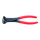 Coupe-façade Knipex atramentisé noir atramentisé poli avec revêtement plastique-1