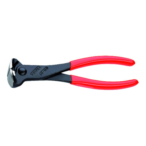 Coupe-façade Knipex atramentisé noir atramentisé poli avec revêtement plastique