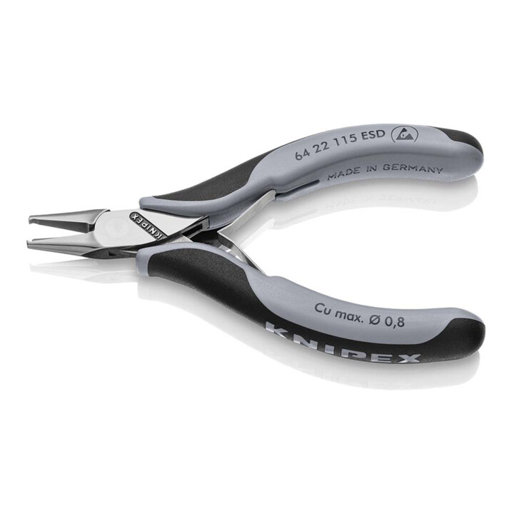 Pinces coupantes de devant pour l'électronique ESD Knipex