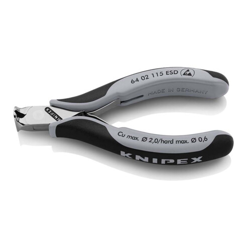 Pinces coupantes de devant pour l'électronique ESD Knipex