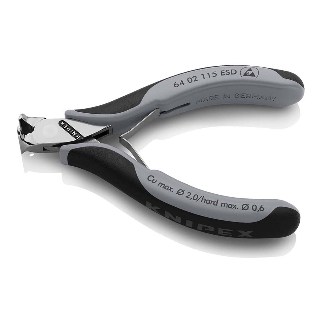 Pinces coupantes de devant pour l'électronique ESD Knipex