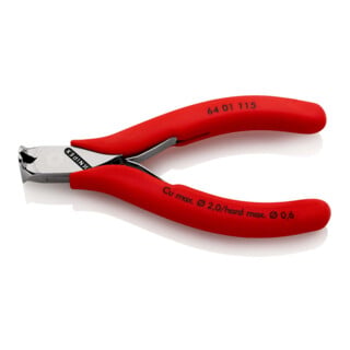 Pinces coupantes de devant pour l’électronique Knipex