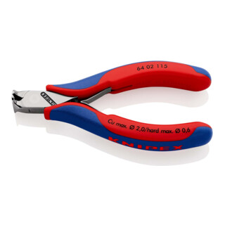 Pinces coupantes de devant pour l’électronique Knipex