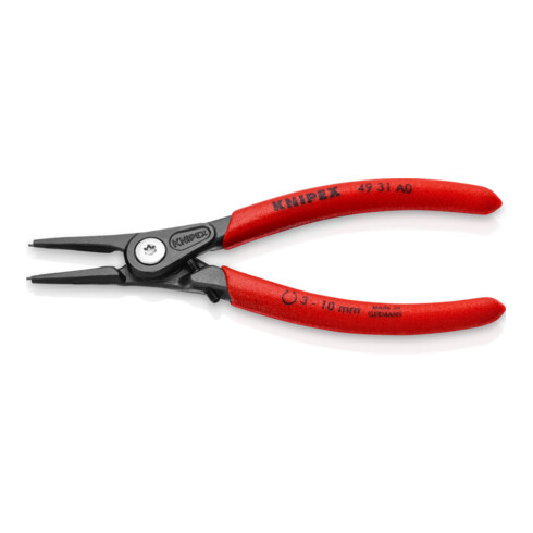 Pince de précision KNIPEX pour bagues extérieures d'arbres avec protection contre la sur-extension gris atramentisée