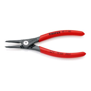 Pince de précision KNIPEX pour bagues extérieures d'arbres atramentisés gris