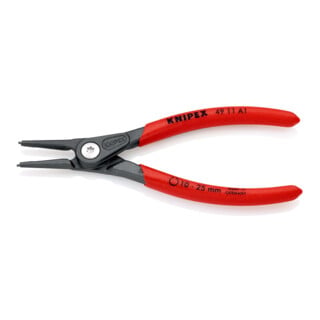 Pince de précision KNIPEX pour bagues extérieures d'arbres atramentisés gris