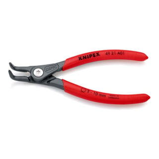 Pince Knipex pour circlips de précision atramentisée grise