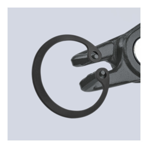 Pinces de précision pour circlips, pour circlips intérieurs d'alésage Knipex
