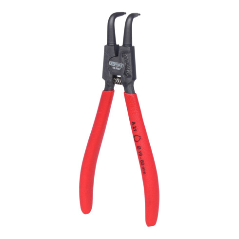 Pince pour circlips extérieurs KS Tools, coudée