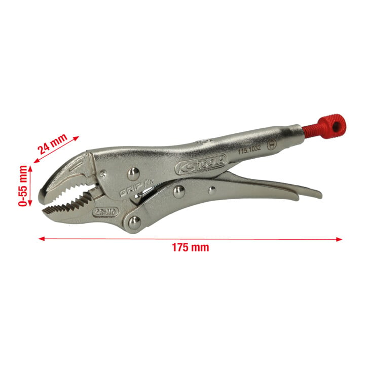 Pinces étaux-ajustables, 175mm