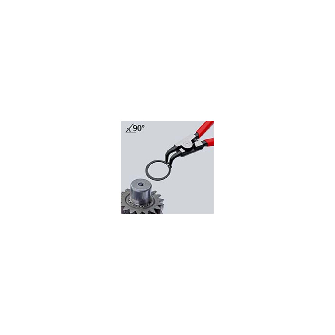 Pinces pour circlips, pour circlips extérieurs d'arbre Knipex
