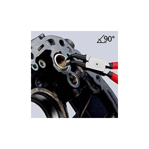 Pinces pour circlips, pour circlips intérieurs d'alésage Knipex