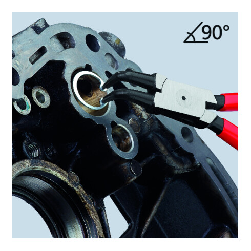 Pinces pour circlips, pour circlips intérieurs d'alésage Knipex