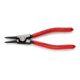 Pinces pour circlips, pour colliers d'étranglement d'arbre Knipex