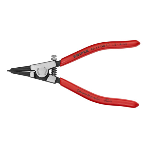 Pince à circlips Knipex pour la saisie d'anneaux avec revêtement plastique