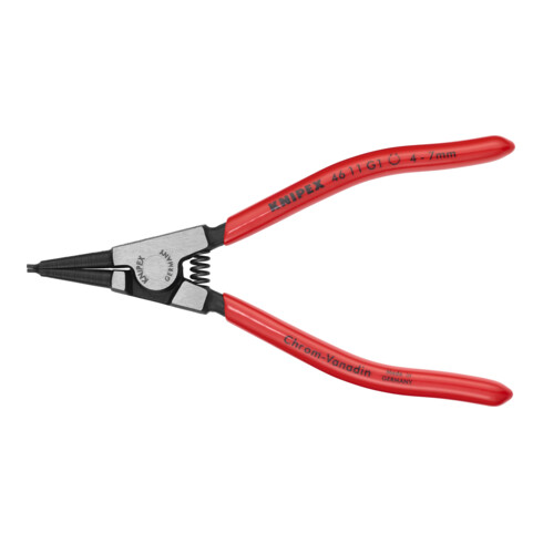 Pince à circlips Knipex pour la saisie d'anneaux avec revêtement plastique