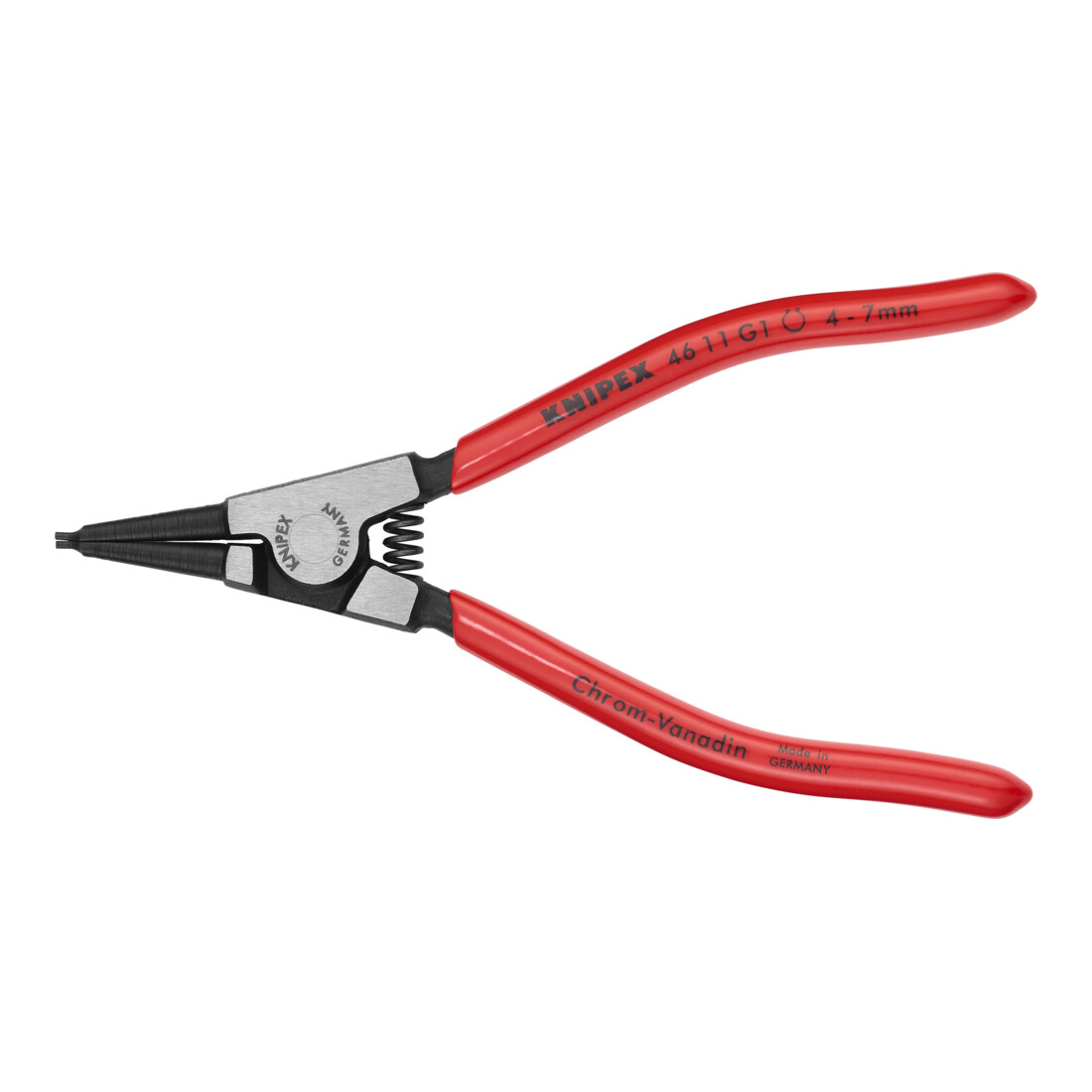 Pince à circlips Knipex pour la saisie d'anneaux avec revêtement plastique