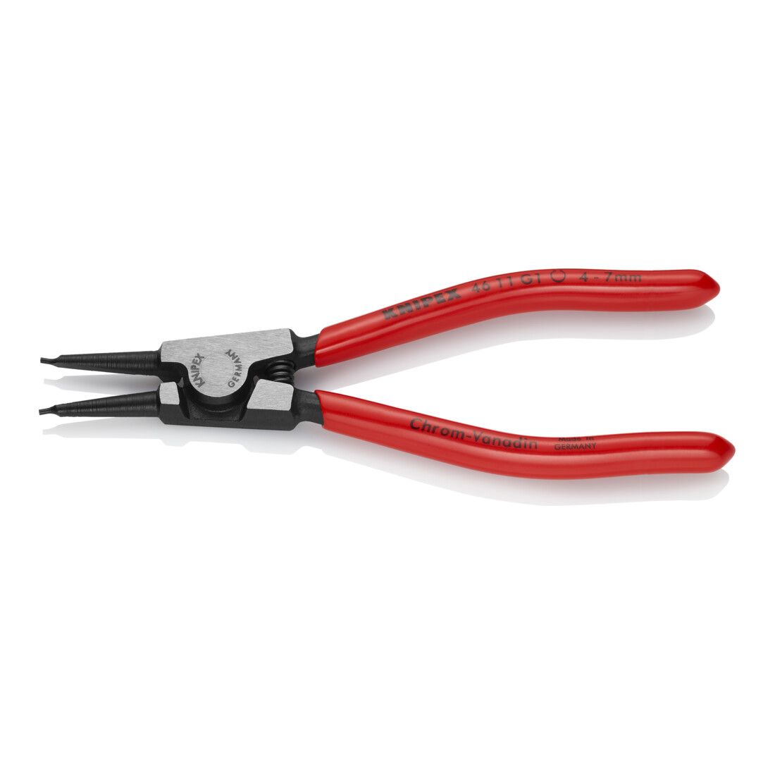 Pince à circlips Knipex pour la saisie d'anneaux avec revêtement plastique