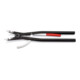 Pince à circlips Knipex pour bagues extérieures d'arbres, revêtement en poudre noire-1
