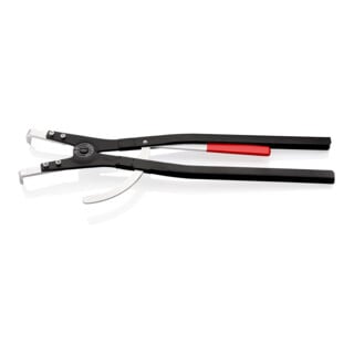 Pince à circlips Knipex pour bagues extérieures d'arbres, revêtement en poudre noire