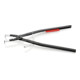 Pinces pour circlips, pour grands circlips intérieurs Knipex