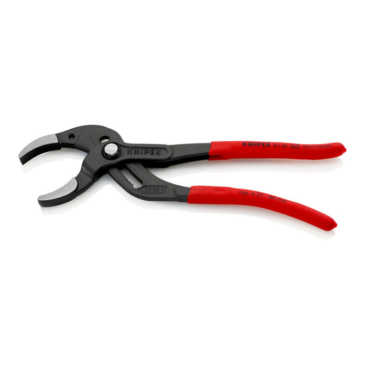 Pinces pour siphons et connecteurs, pour siphons, tubes en plastique et connecteurs Knipex