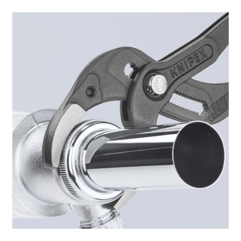 Pince à siphon chromée avec mâchoires Knipex