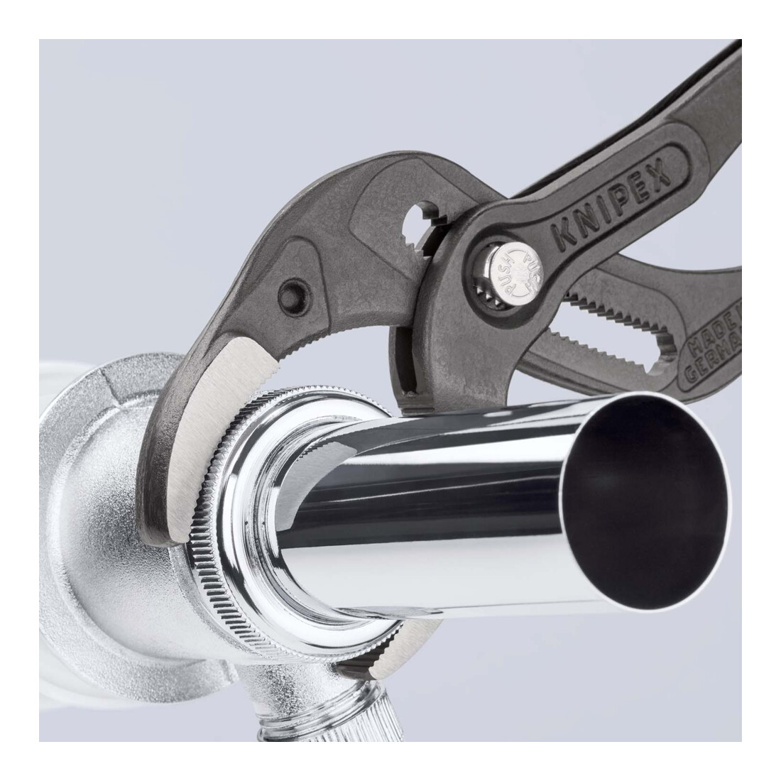 Pince à siphon chromée avec mâchoires Knipex