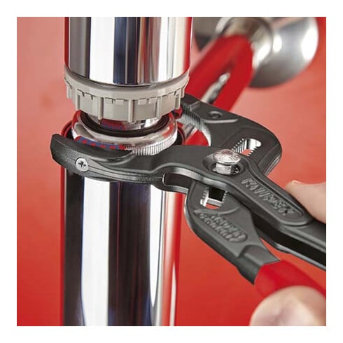 Pinces pour siphons et connecteurs, pour siphons, tubes en plastique et connecteurs Knipex
