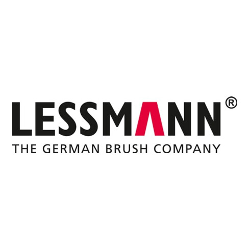 Pinselbürste LESSMANN gezopfter Draht Stahl
